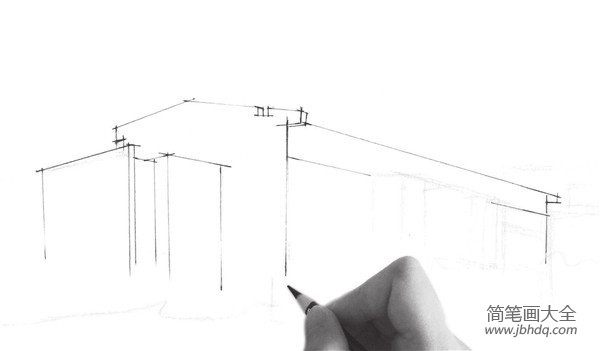 速写概念建筑的绘画技法