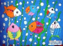 少儿海底世界儿童绘画图片