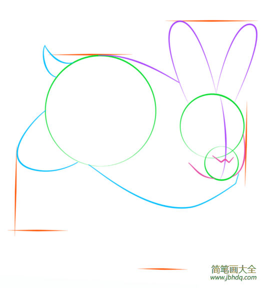 如何画兔子