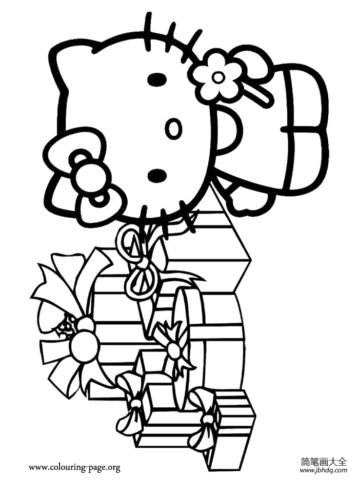 Hello Kitty和圣诞礼物