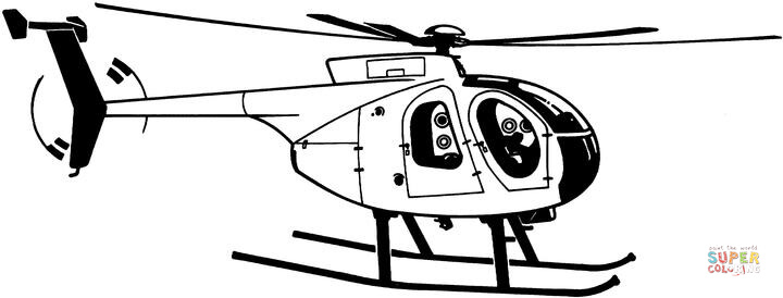 飞行的直升机