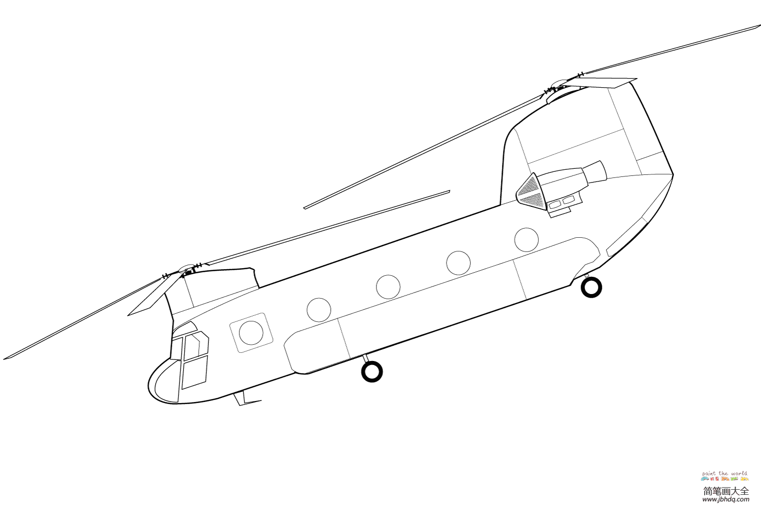 CH-47支奴干中型运输直升机