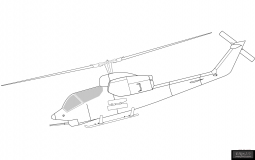 AH-1眼镜蛇攻击直升机