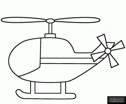 简单的直升机画法