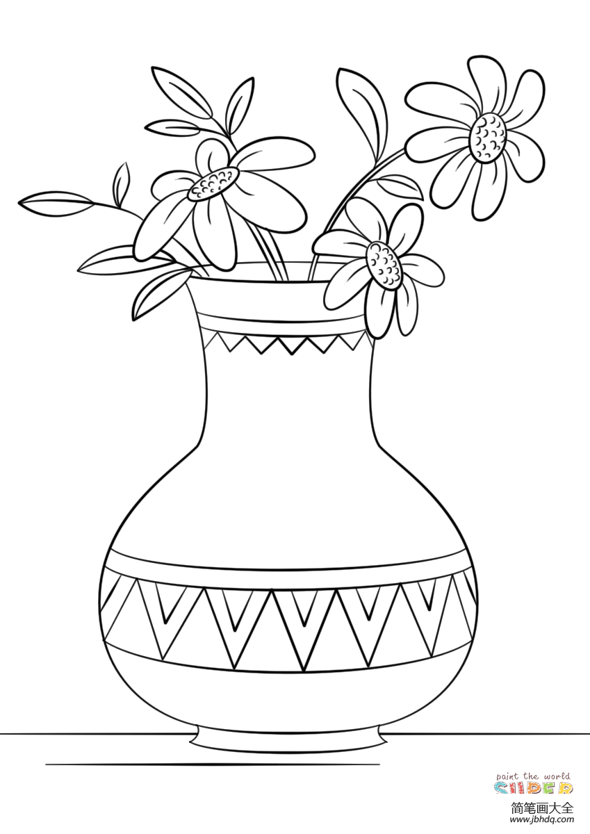 花瓶里的菊花