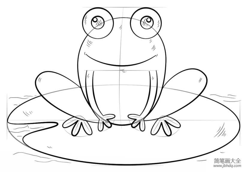 如何画青蛙简笔画