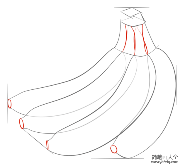 如何画香蕉
