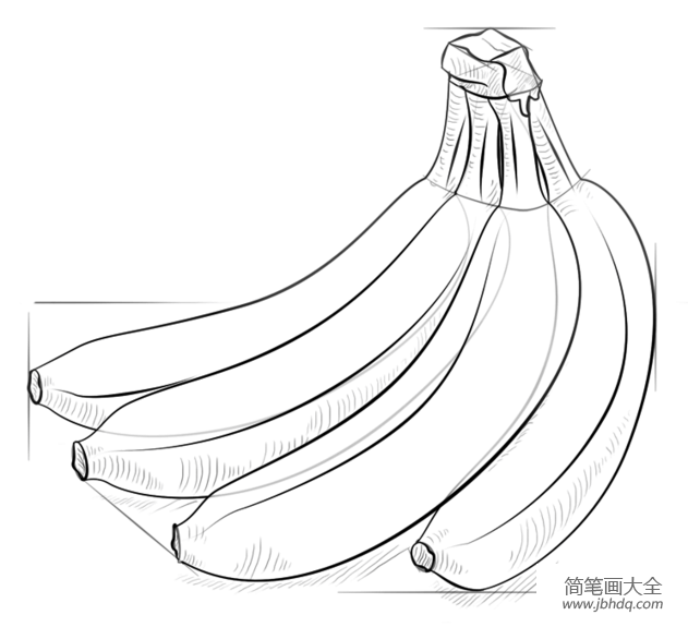 如何画香蕉