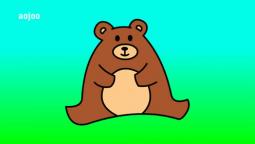 幼儿简笔画视频教程 可爱的小熊的画法