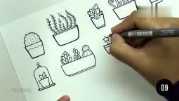 30种植物简笔画视频教程