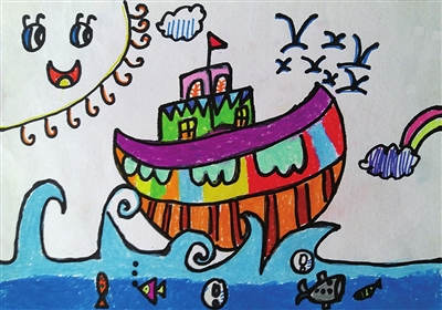 小学生创意儿童画作品欣赏