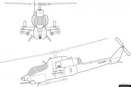 AH-1W超级眼镜蛇直升机