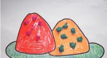 端午节主题儿童画-美味粽子