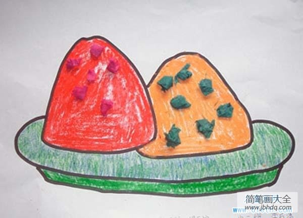 端午节粽子儿童画图片