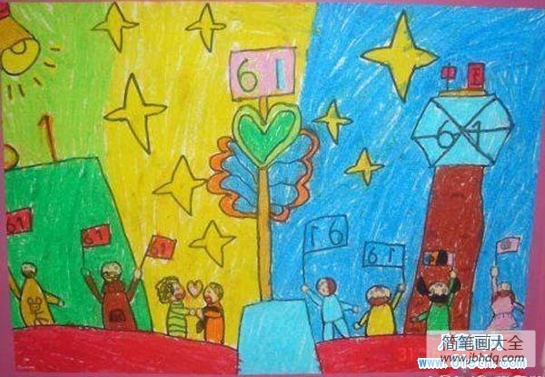 六一儿童节主题绘画作品