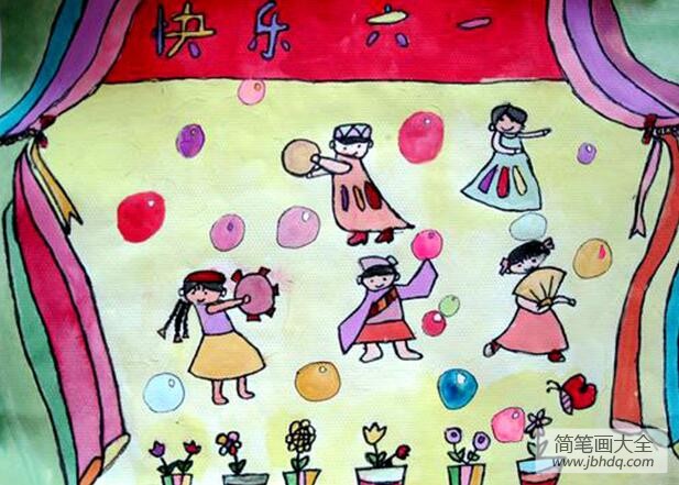 六一文艺汇演儿童节彩绘画作品分享