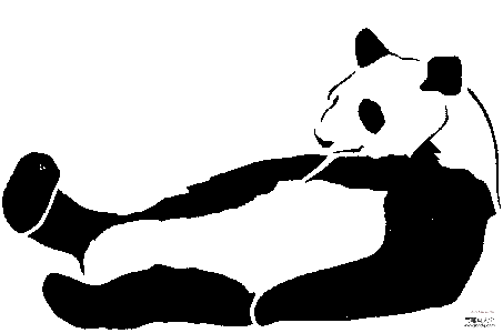 懒懒的大熊猫