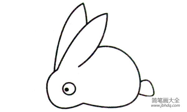 兔子简笔画实例及步骤