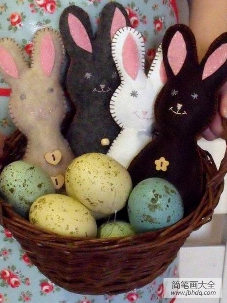 中秋节可爱兔子玩偶制作方法