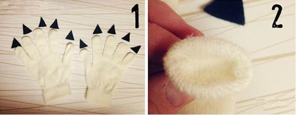猫爪手套制作方法1