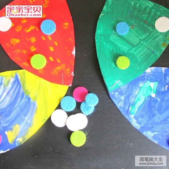 废物利用制作彩色蝴蝶制作方法