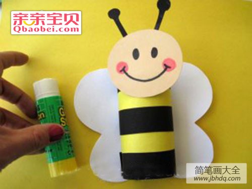 卷纸筒蜜蜂制作方法