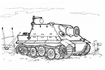 重型坦克简笔画