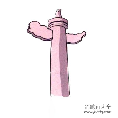 四步画出可爱简笔画 北京央视大楼