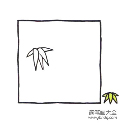 四步画出可爱简笔画 熊猫和我们都爱竹子