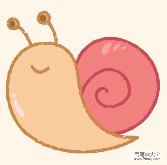 神奇简笔画 蜗牛