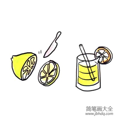柠檬酱是鸡尾酒的最佳拍档，夏日的解暑组合。