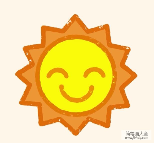 太阳简笔画 幼师图片