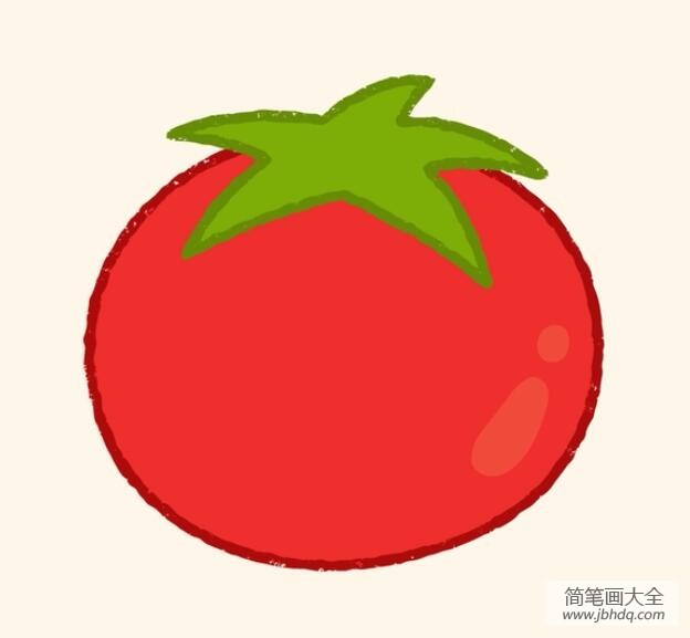 神奇简笔画 西红柿