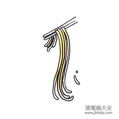 吃拉面越吃越想的方法就是一筷子夹多一些，就着汤一起吃下，热身极了。