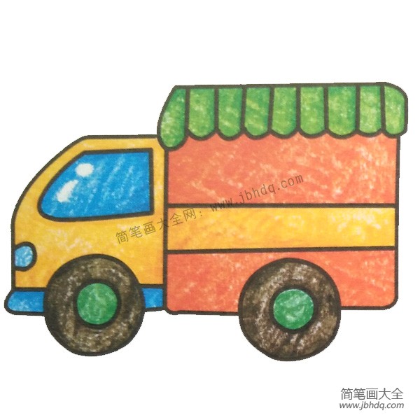 幼儿学画餐车