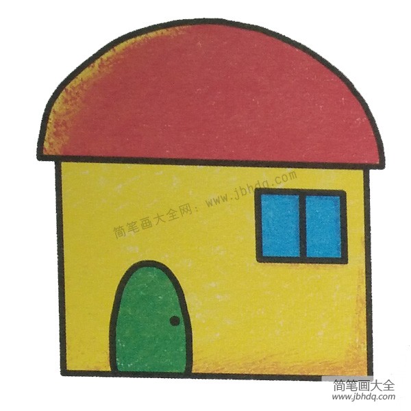 幼儿学画房子1