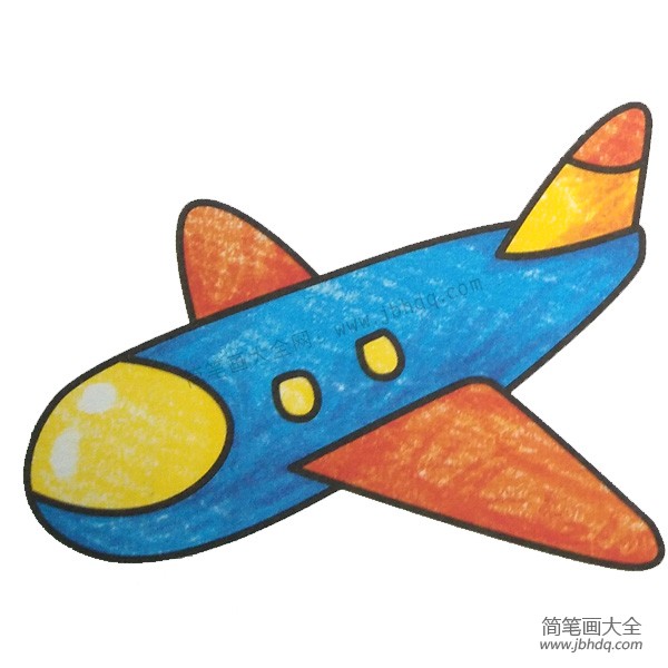 幼儿学画飞机
