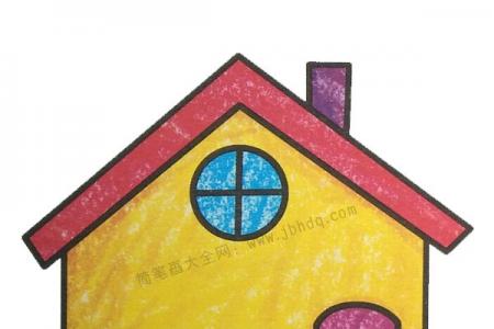 幼儿学画房子2