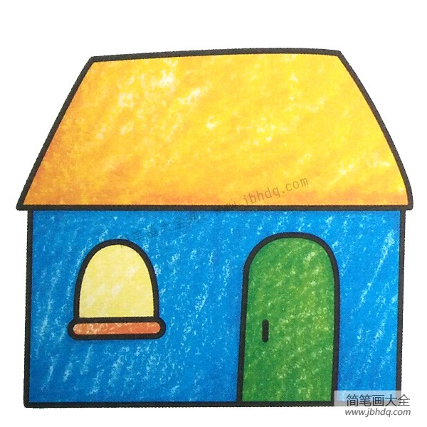 幼儿学画房子5