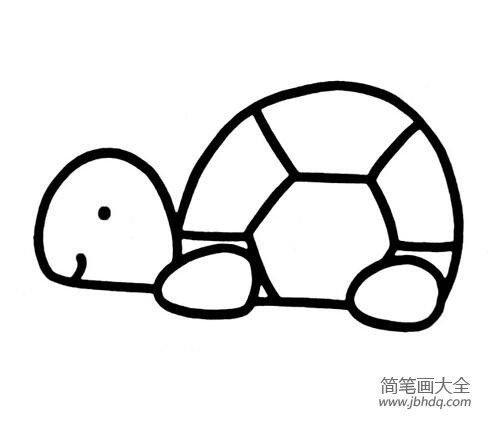 卡通小乌龟怎么画