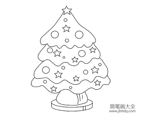 圣诞树的画法