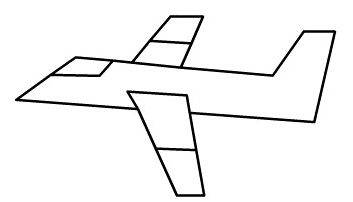 简单飞机简笔画图片