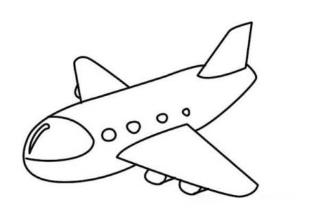 客运飞机怎么画航天飞机简笔画