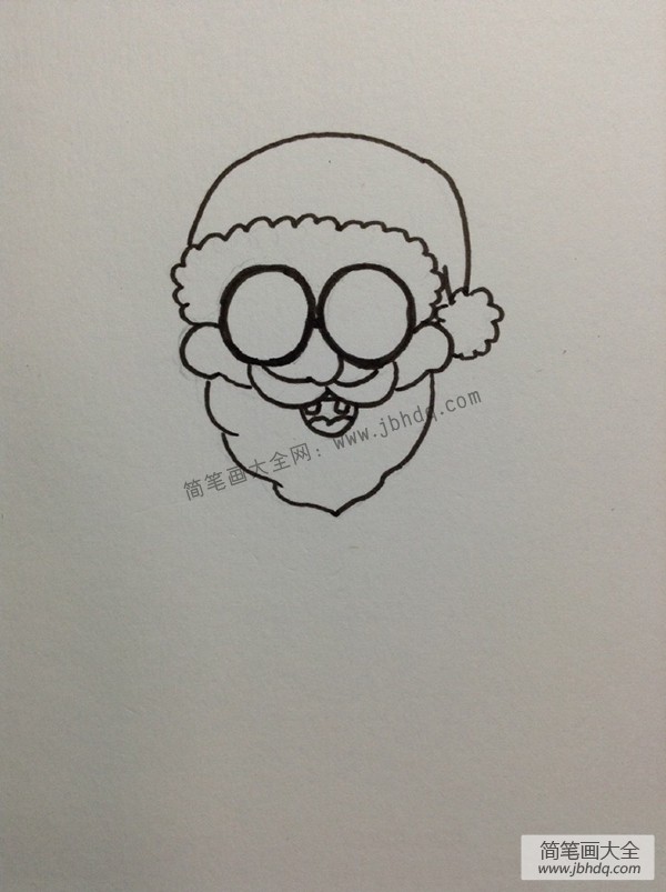 3.画圣诞老人的帽子