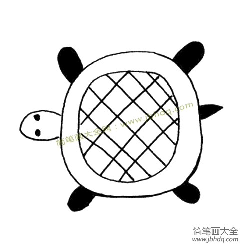 简单乌龟简笔画图片