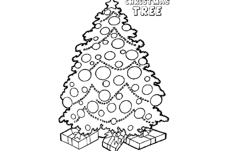 圣诞节装饰：圣诞树简笔画