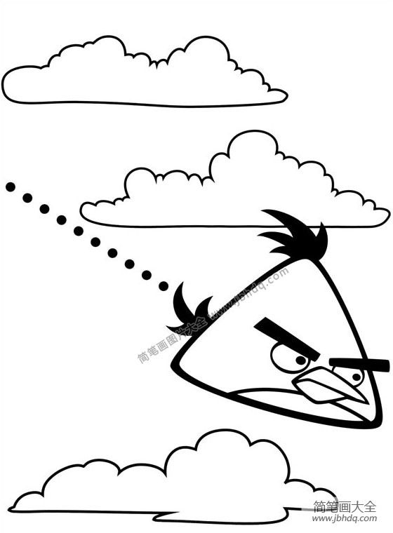 愤怒的小鸟：飞镖黄在攻击