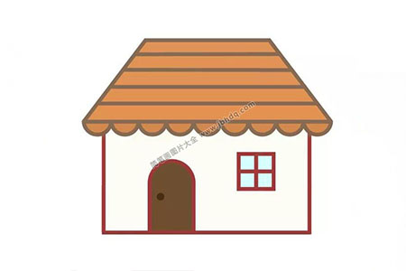 画一间漂亮的小房子