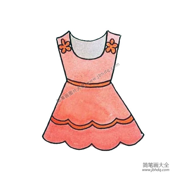 分步学画：漂亮的裙子