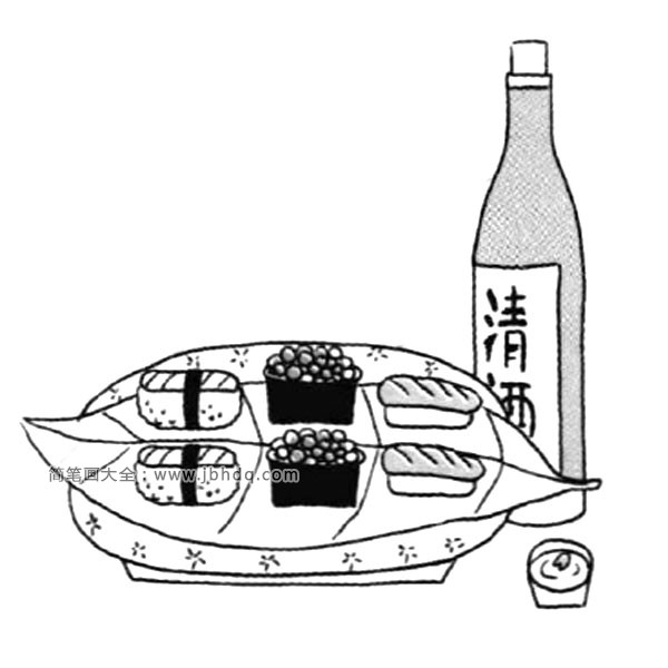 清雅的日本寿司